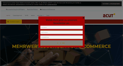Desktop Screenshot of acut-logistics.de