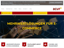 Tablet Screenshot of acut-logistics.de